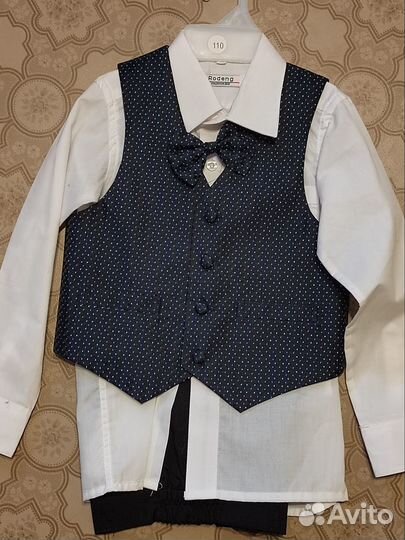 Костюм тройка для мальчика 110