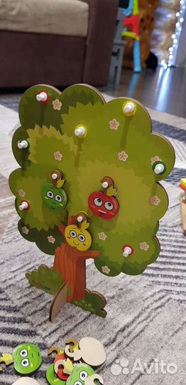 Развивающие деревянные игрушки пакетом