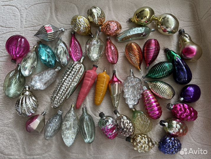 Елочные игрушки СССР