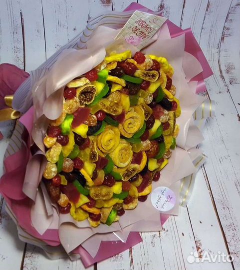 Букет из сухофруктов. Подарок на день рождения