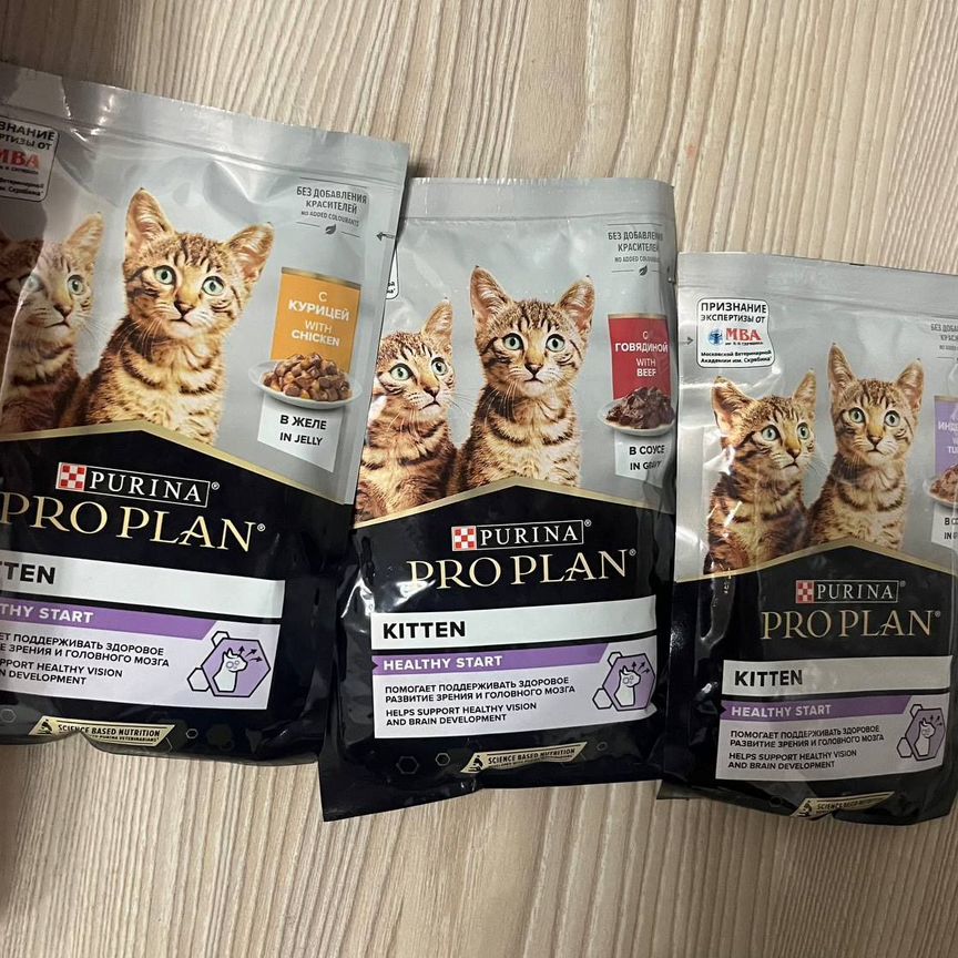 Кошачий влажный корм (паучи) ProPlan