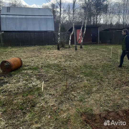 Вспашка земли, благоустройство участка