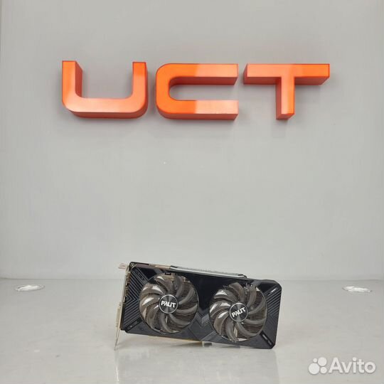 Видеокарта Palit GeForce GTX 1660 Ti Dual 6 гб