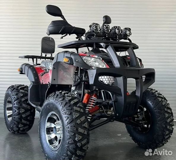 Квадроцикл Grizzly 250cc красный