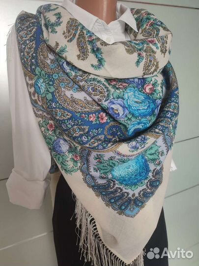 Новые павловопосадские платки 125х125