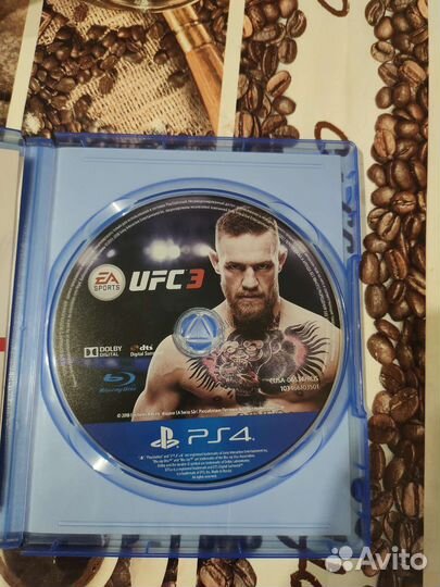Диск для ps4 ufc3