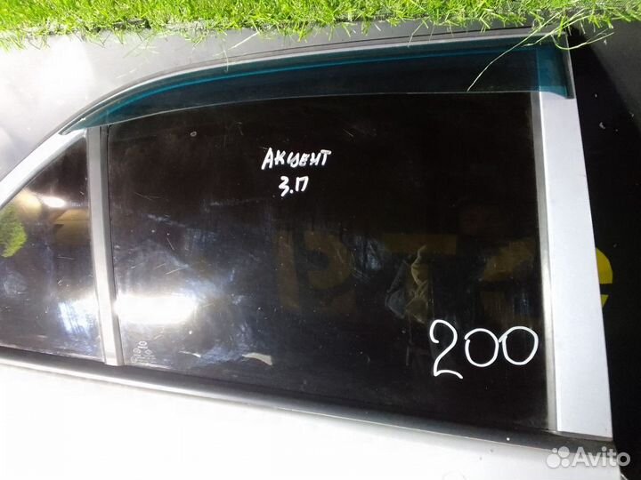 Стекло двери задней правой Hyundai Accent