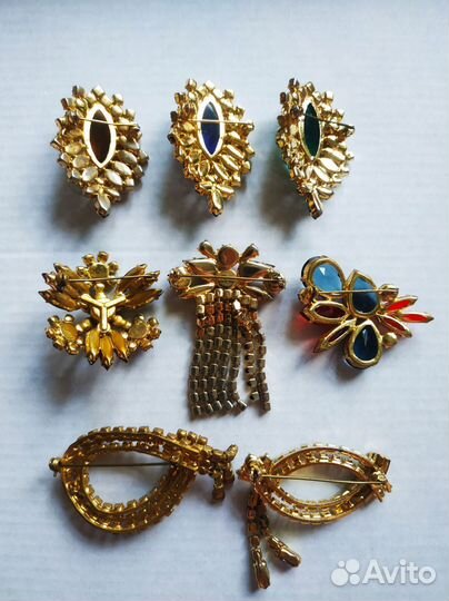 Брошь старая Чехия