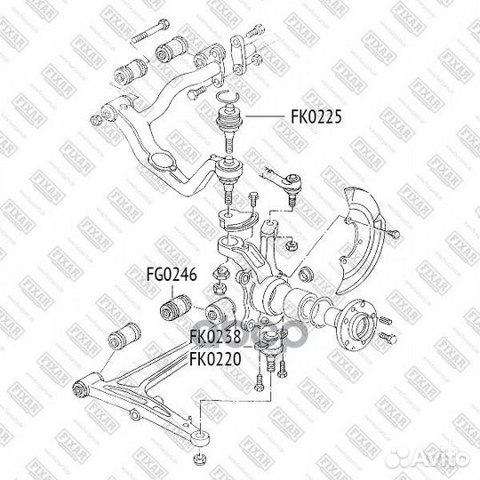 Шаровая опора FK0220 fixar