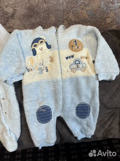 Флисовый комбинезон 68