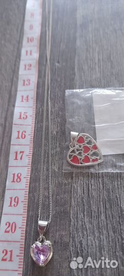 Цепь с кулоном,серебро 925пробы,новые