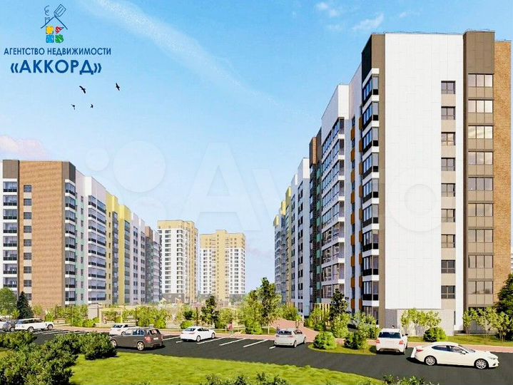 3-к. квартира, 58,4 м², 1/10 эт.