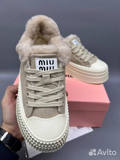 Кеды Miu Miu зимние