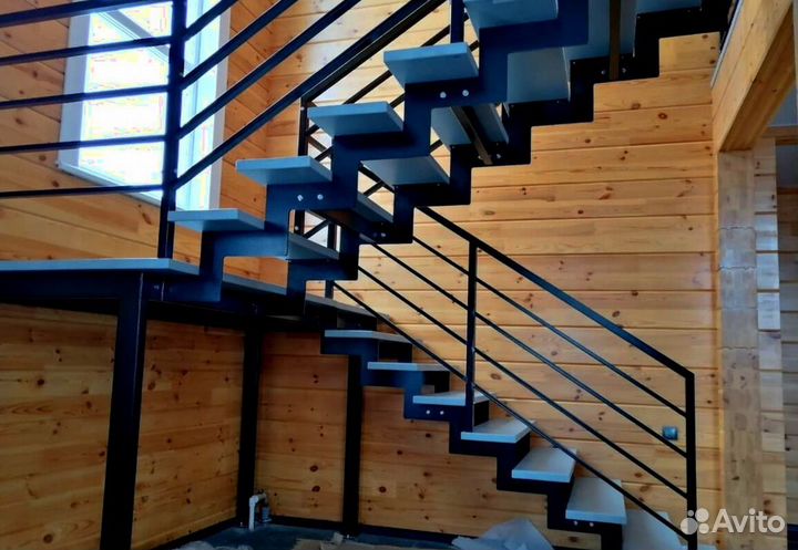 Лестницы с поворотом под ключ