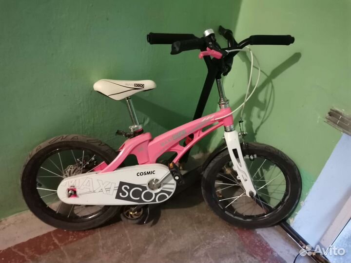 Велосипед для девочки maxiscoo cosmic 16 дюймов