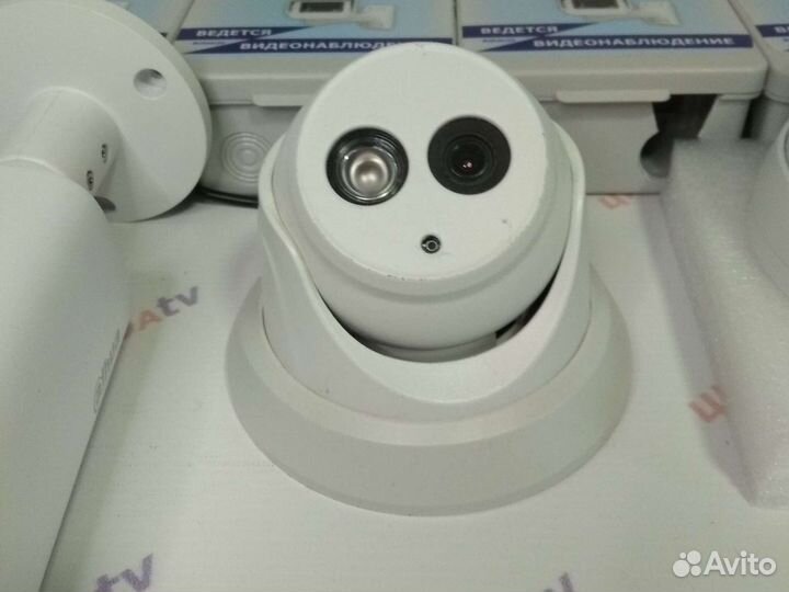 Видеонаблюдение 11 камер IP с микрофоном 4Мп