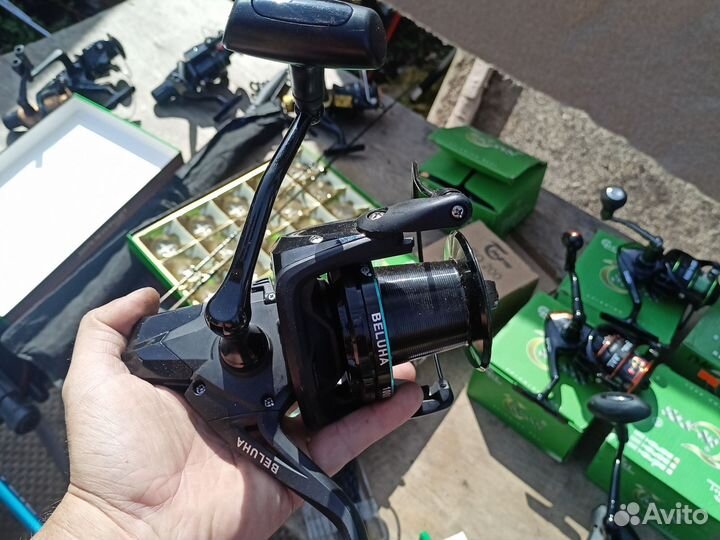 Катушка силовая карповая 10.000шпуля