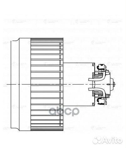 Мотор печки volvo XC90 (02) /S60 (00) /S80 (98