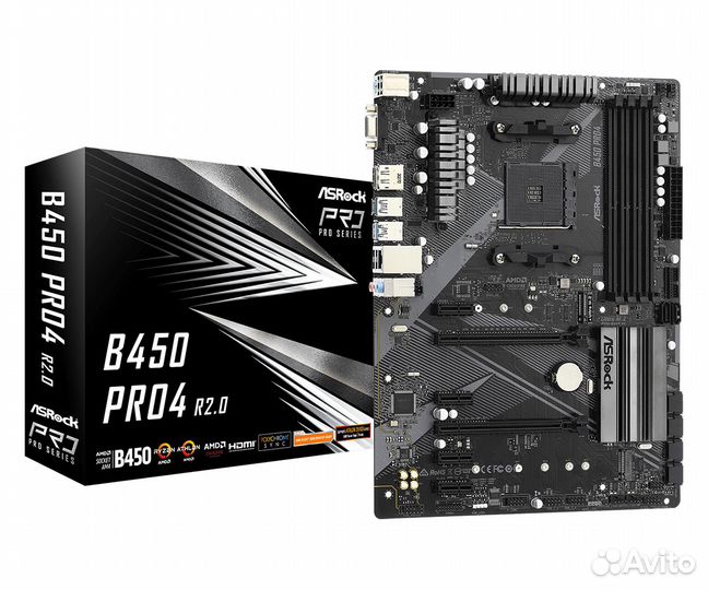 Материнская плата ASRock B450 PRO4 R2.0 AM4
