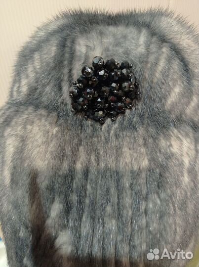 Шапка норковая женская