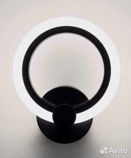 Светильник светодиодный бра 14w черный новый