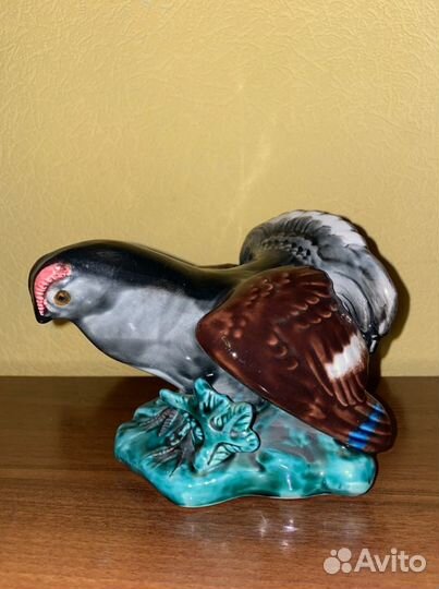 Редкая фарфоровая статуэтка Зик (Конаково) Тетерев