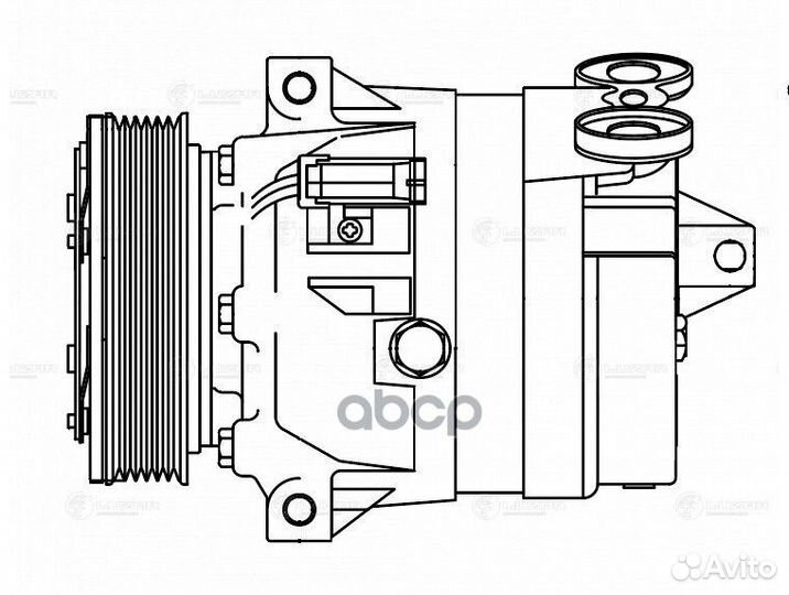Компрессор кондиц. для а/м Лада 2123 Chevrole lcac
