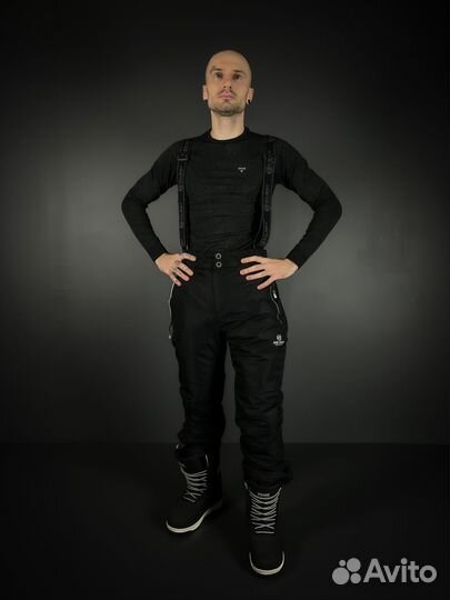 Полукомбинезон горнолыжный Evil Wolf Чёрный