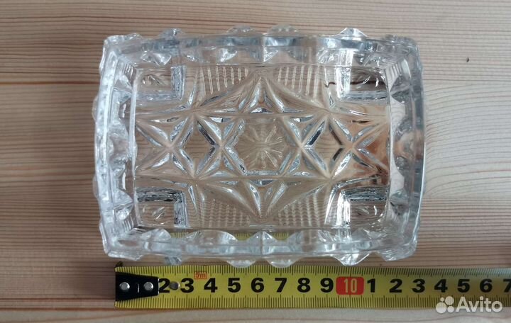 Хрустальная конфетница, пепельница СССР