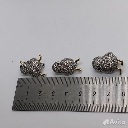 Брошь (сет 3 шт.)