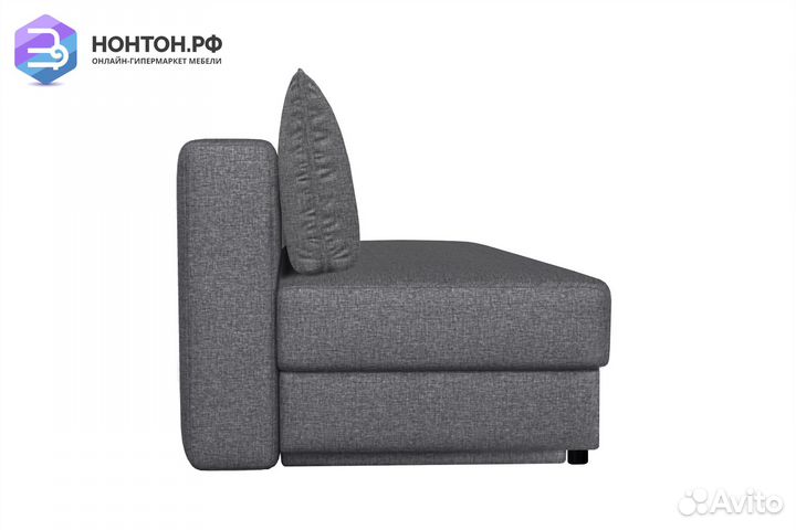 Диван еврокнижка Лира темно-серый