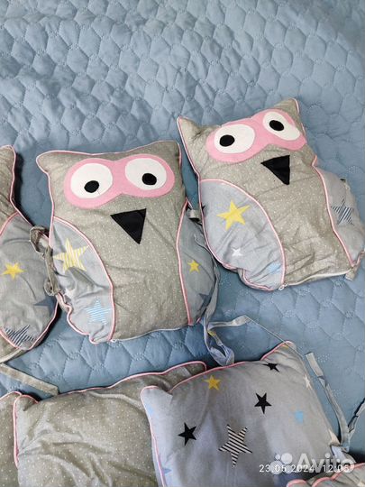 Бортики в кроватку