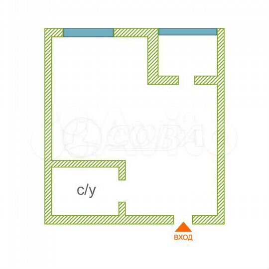 1-к. квартира, 35 м², 4/4 эт.