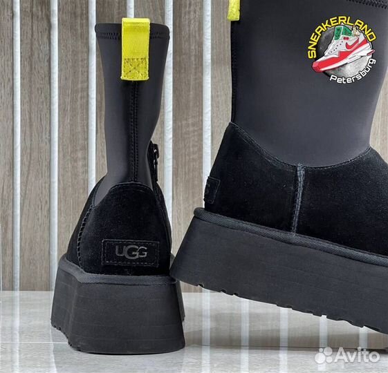 Угги Женские на Платформе UGG Dipper Black