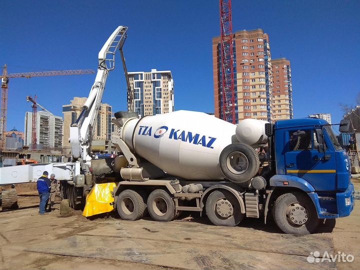 Бетон всех марок с доставкой