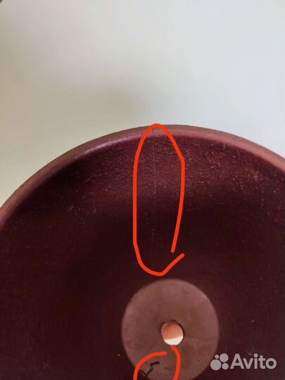 Керамический горшок для цветов с поддоном