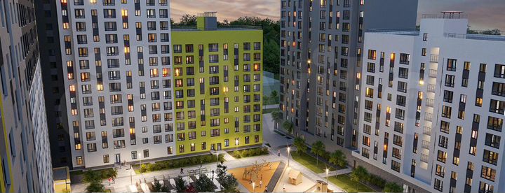 1-к. квартира, 27 м², 6/17 эт.