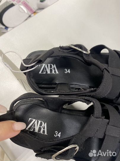 Сандалии zara 34 размер новые