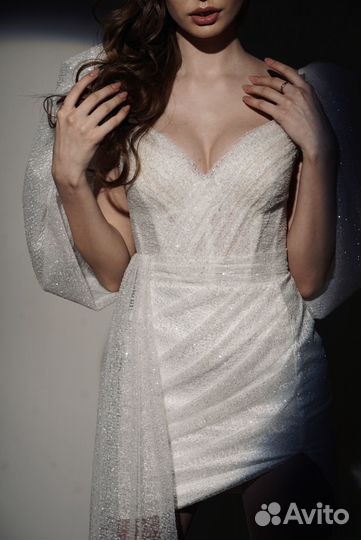 Прокат белое платье Anna Elagina marra