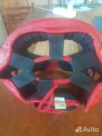 Боксерский шлем clinch (кожа).детский