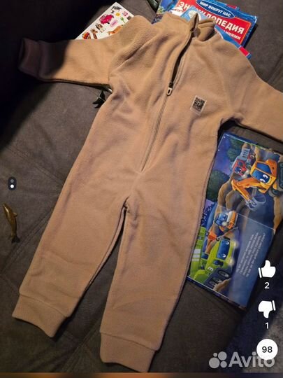 Флисовый комбинезон 80