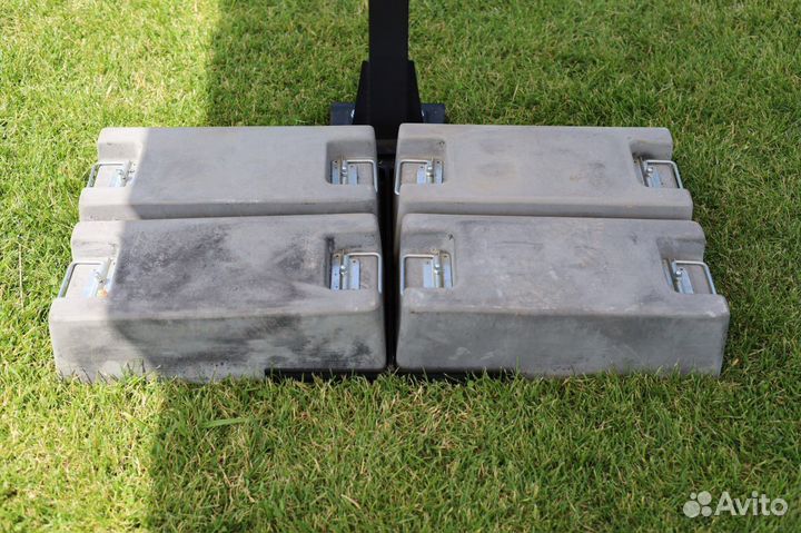 Металлический зонт. Уличный зонт 3х3. Боковой зонт