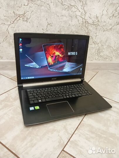 Огромный Acer 17.3 Core i3 6006 GT940mx