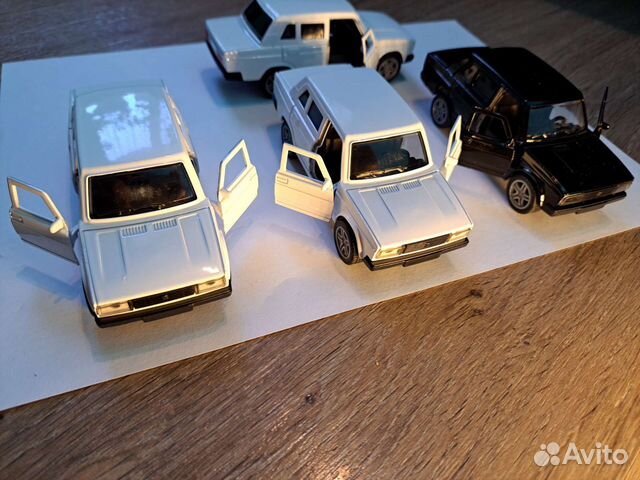 Машинки металлические ваз 2107