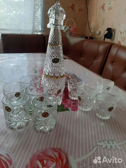 Стопки хрустальные