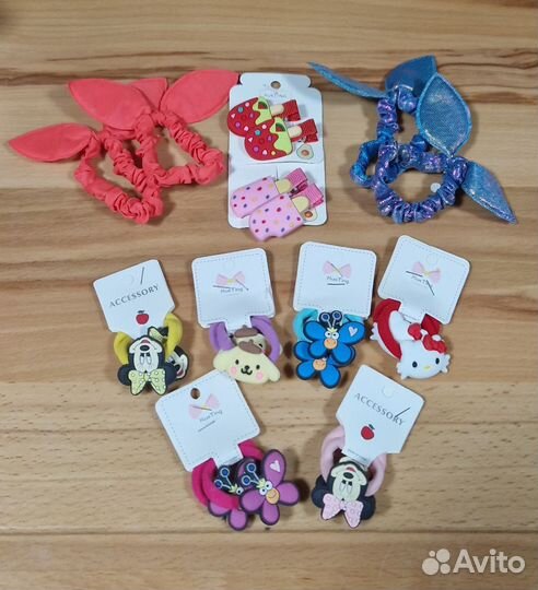 Набор резинки и заколки для волос