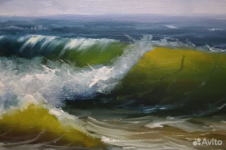 Картина маслом Морской пейзаж Море