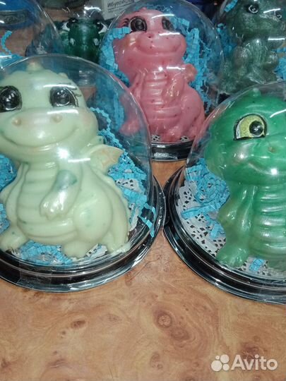 Мыло ручной работы дракон