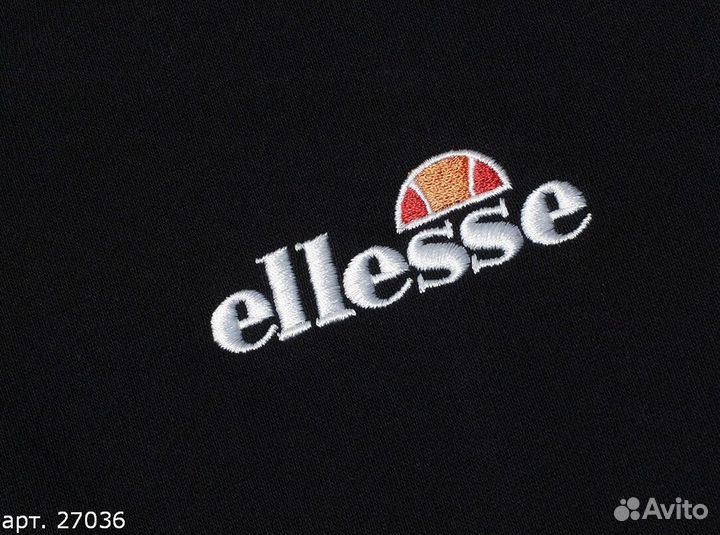 Зип худи Ellesse черное