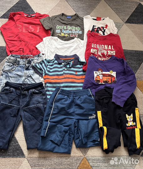 Пакет вещей на мальчика 116